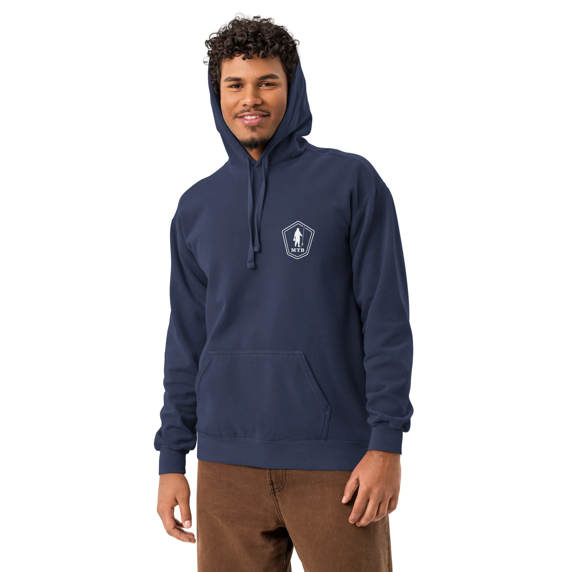 Comfort Colors Everyday Angler Badge Hoodie - Image 6