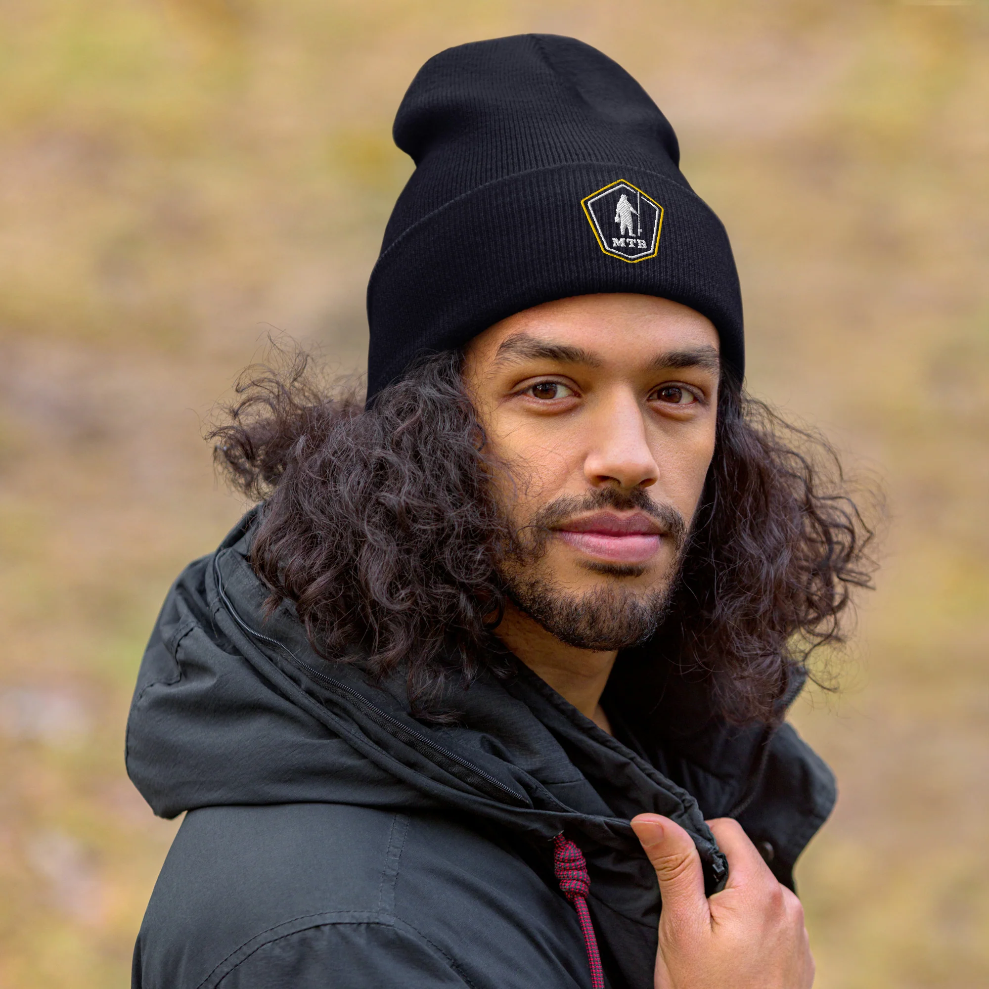 Everyday Angler Badge Cuffed Beanie - Image 4