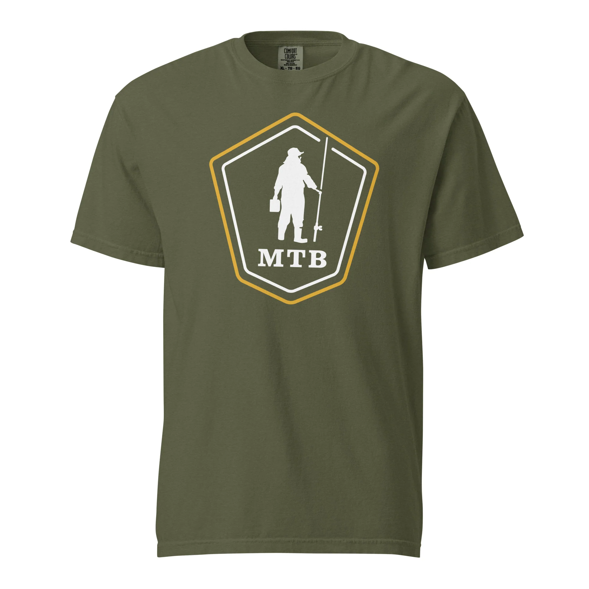 MTB "Everyday Angler" Badge T-Shirt - Image 3